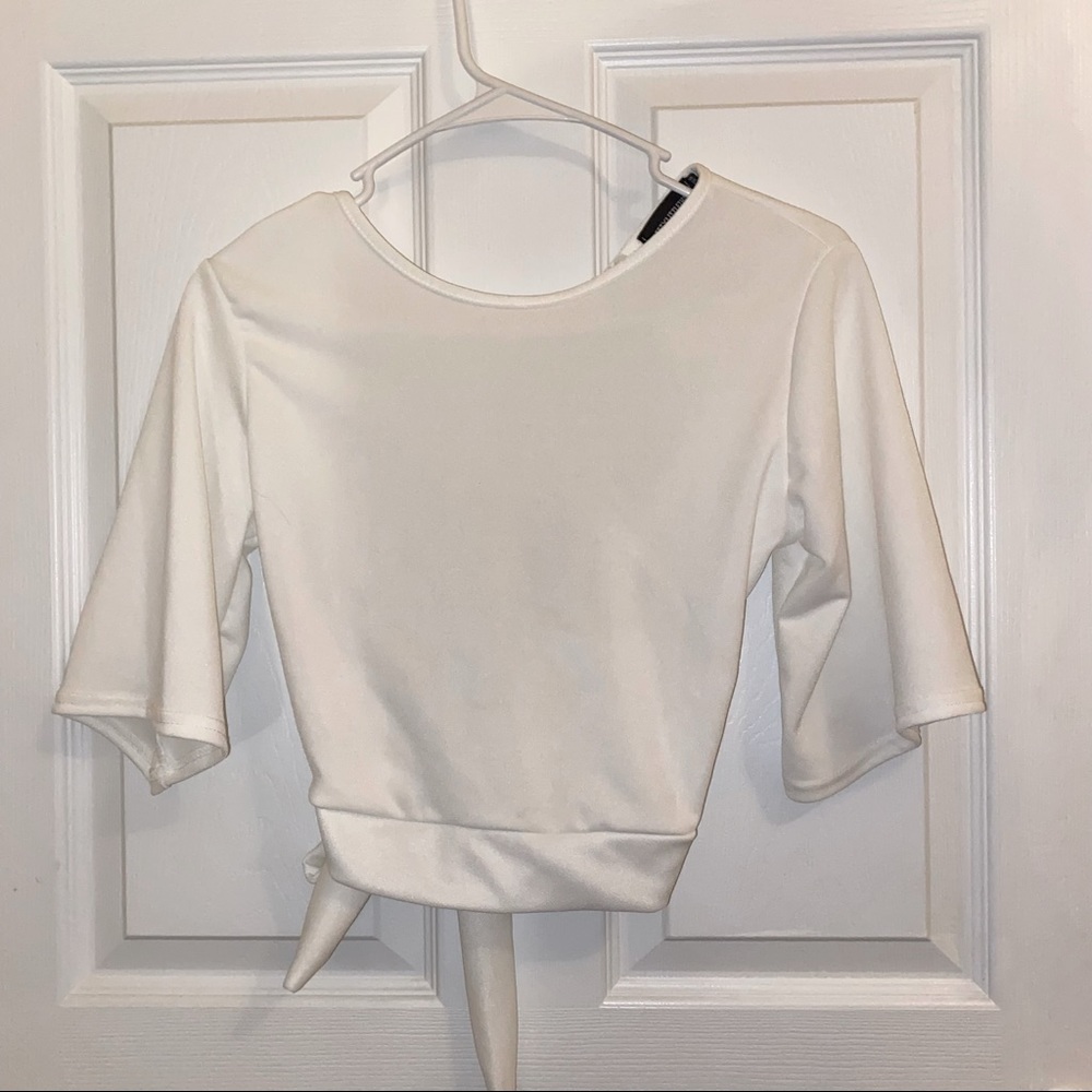 Tie-Back White Top by PLL